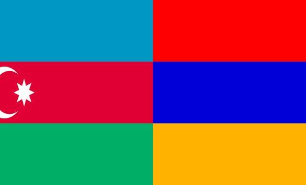 azerbaijan and armenia flags
